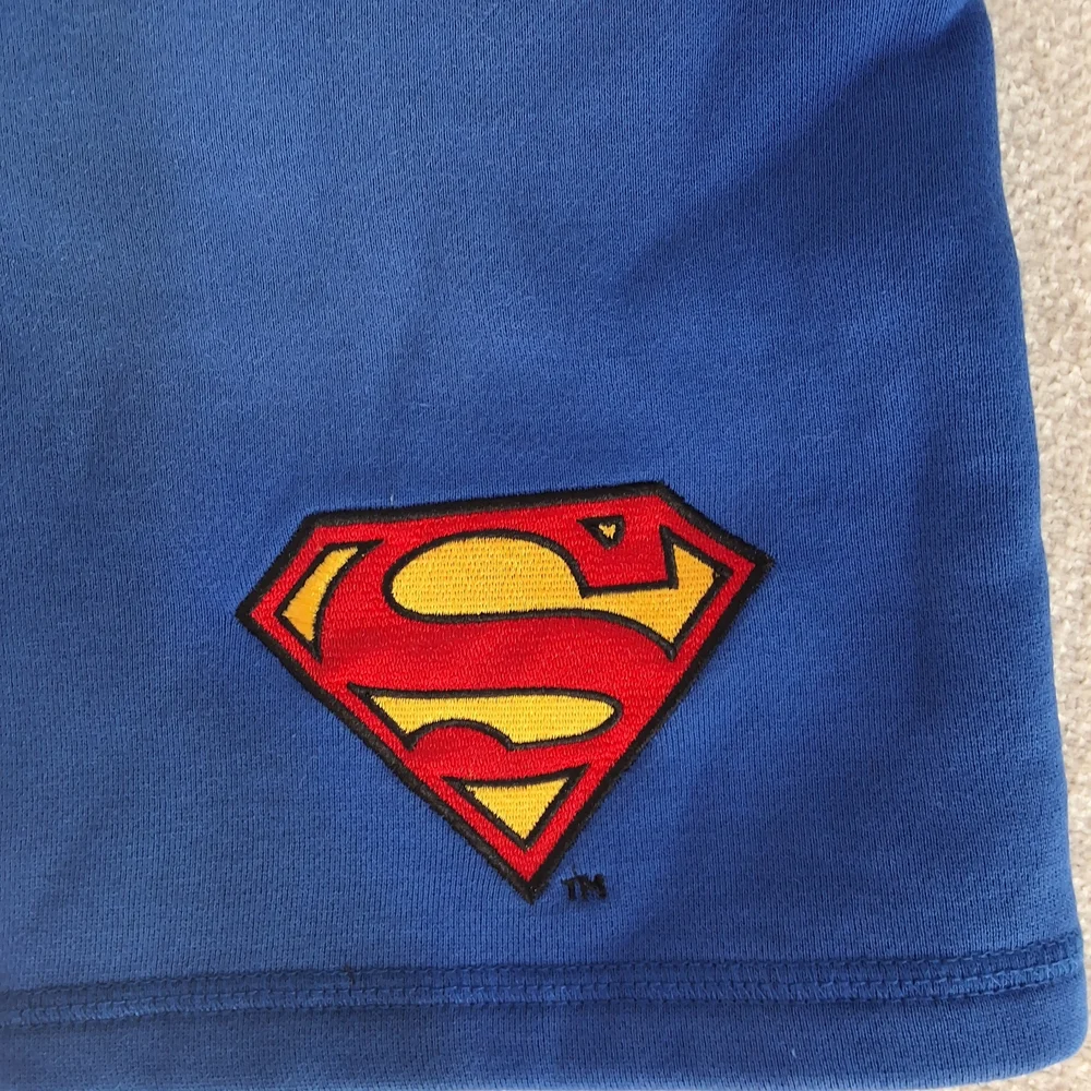 DC Superman X Shoe Palace Collab Mens Blue Sweat Shorts Small - Picture 2 of 6